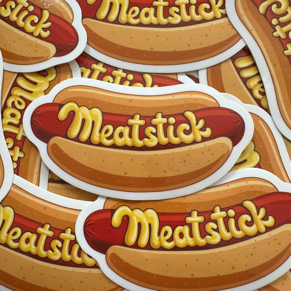 Meatstick Sticker