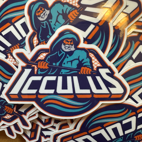 Icculus Icculus Islanders Sticker – phunkyourface