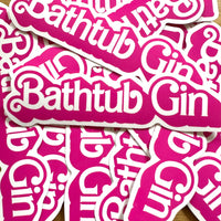 Bathtub Gin Barbie Sticker