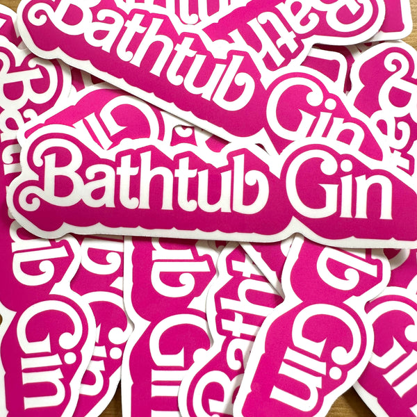 Bathtub Gin Barbie Sticker