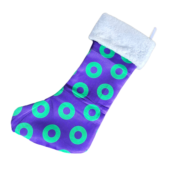 Green/Purple Donut Stocking