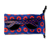 Blue Mirrored Fishman Donut Sunglasses