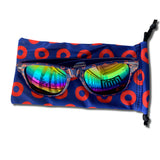 Rainbow Mirrored Fishman Donut Sunglasses