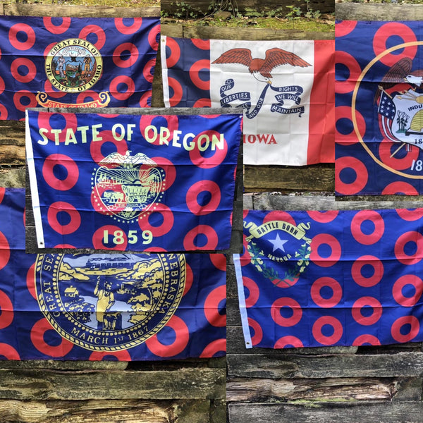 Donut State Flags 2x3