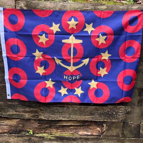 Rhode Island State Donut Flag