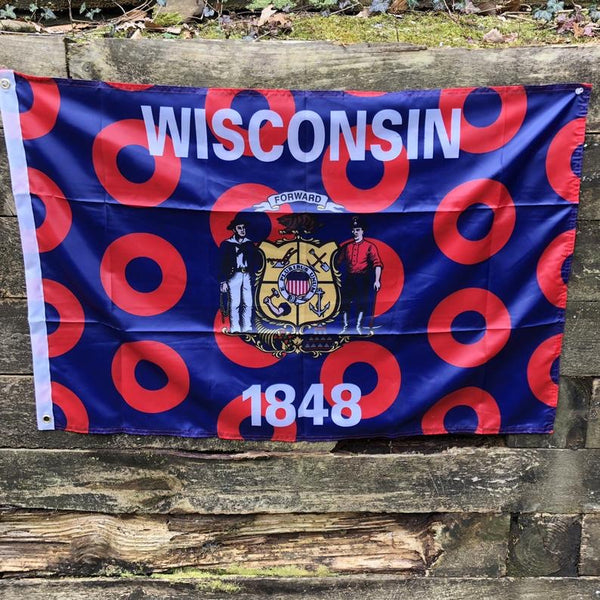 Wisconsin State Donut Flag