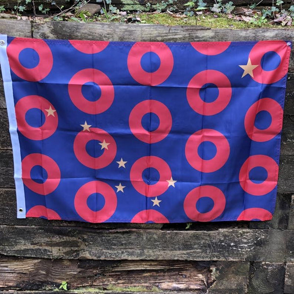 Alaska State Donut Flag
