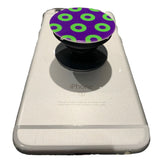 Green/Purple Donut Phone Holder Grip