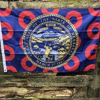 Nebraska State Donut Flag