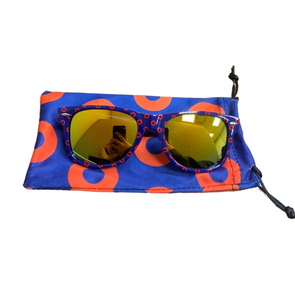 Yellow Mirrored Fishman Donut Sunglasses