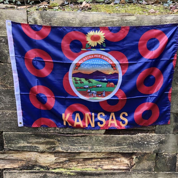 Kansas State Donut Flag