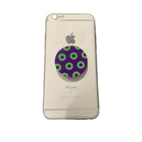 Green/Purple Donut Phone Holder Grip