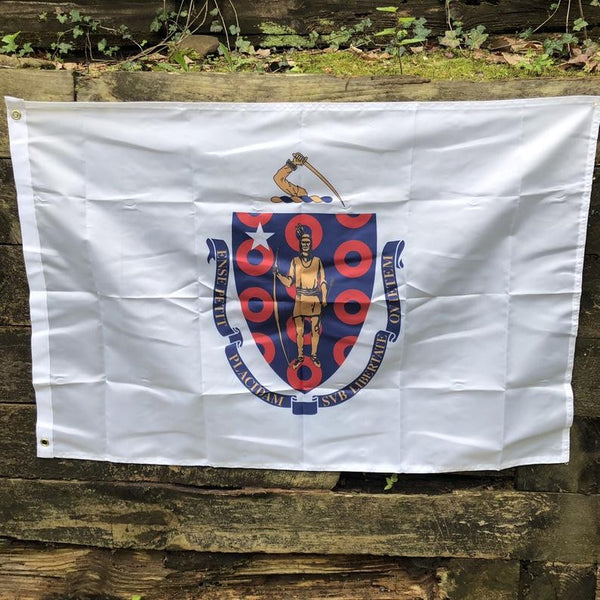 Massachusetts State Donut Flag