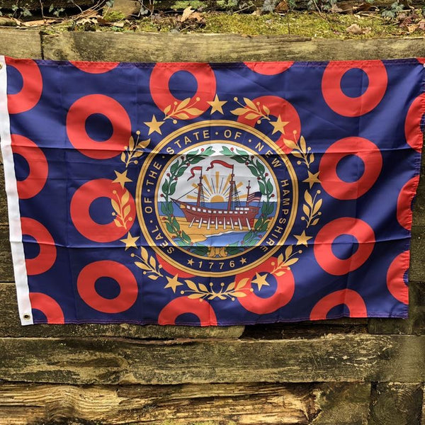 New Hampshire State Donut Flag