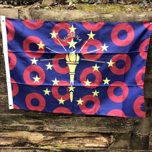 Indiana State Donut Flag